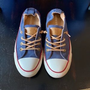 Ladies size 6.5 navy Converse Shoreline sneakers
